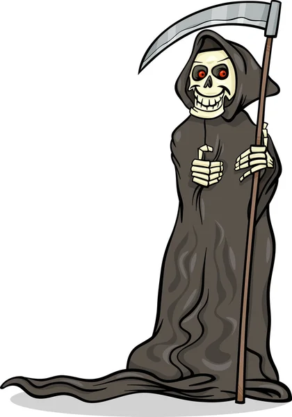 Иллюстрация скелета смерти — стоковый вектор