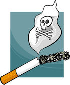 a dohányzás károsítja a rajzfilm illusztráció