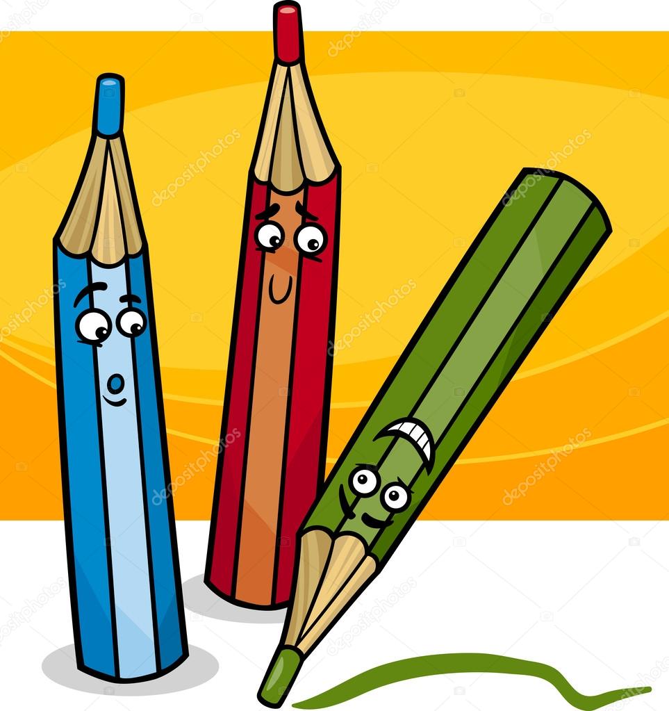 Crayons cartoon Vector Art Stock Images | Depositphotos Crayons cartoon Vector Art Stock Images | Depositphotos