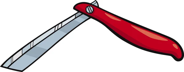 Rasiermesser Clip Art Cartoon-Illustration — Stockvektor