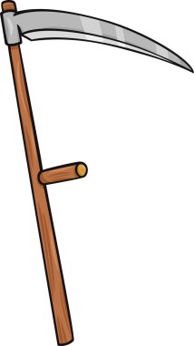 tırpan clip art karikatür çizimi