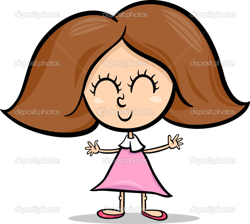 Little girl cartoon Vector Art Stock Images | Depositphotos Little girl cartoon Vector Art Stock Images | Depositphotos