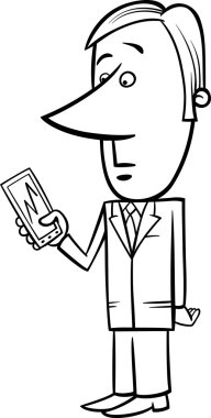 işadamı ve grafik tablet PC