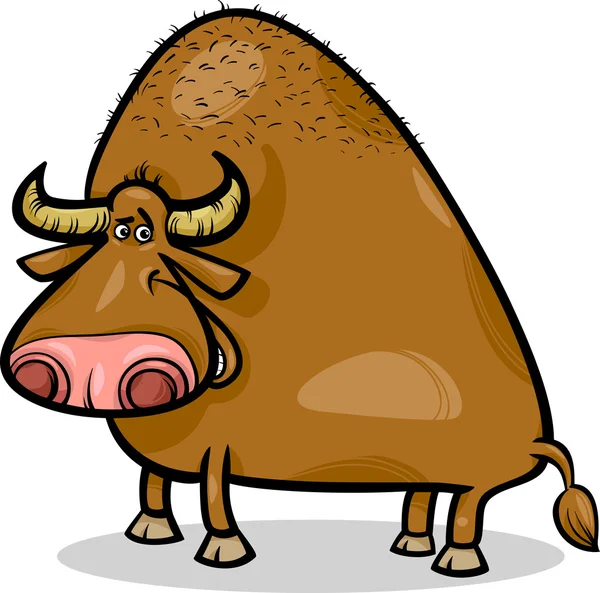 Bull or buffalo cartoon illustration Stock Vector Image by ©izakowski  #37451161