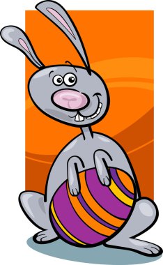 komik easter bunny karikatür çizimi