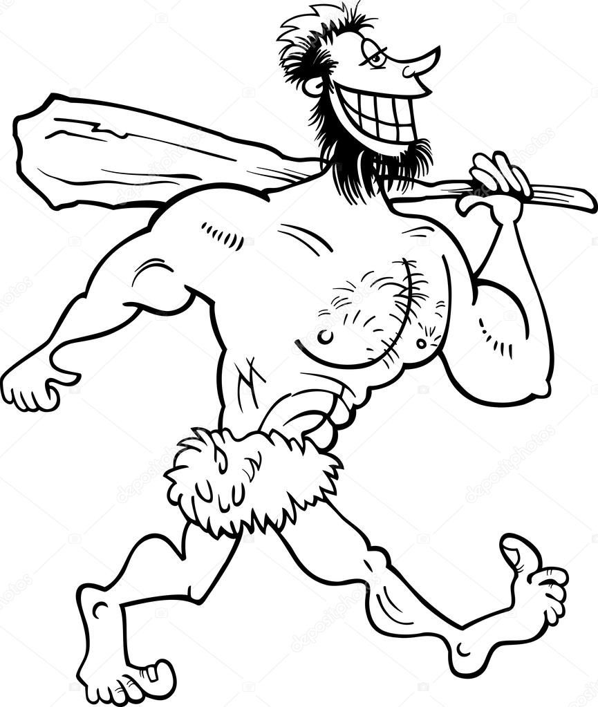 Homo Erectus Coloring Page Homo Erectus Coloring Page