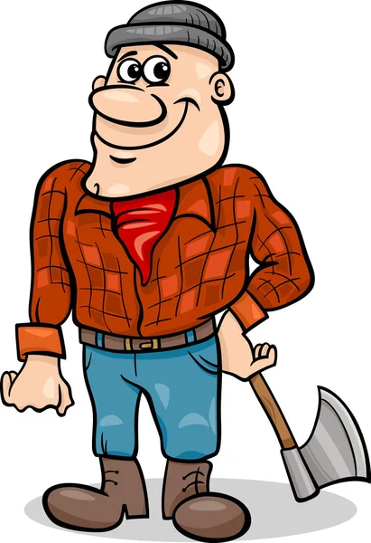 masal oduncu karikatür çizimi