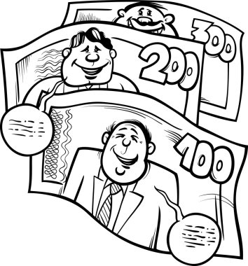 karikatür çizimi söyleyerek para konuşur