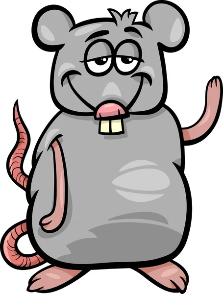 Rat karakter cartoon afbeelding — Stockvector