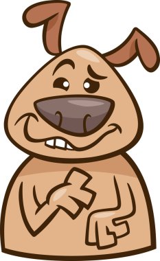 ruh goofy köpek karikatür çizimi