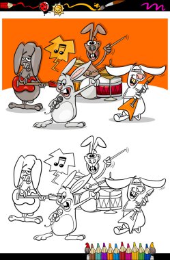 Tavşan Boyama Kitabı karikatür bant