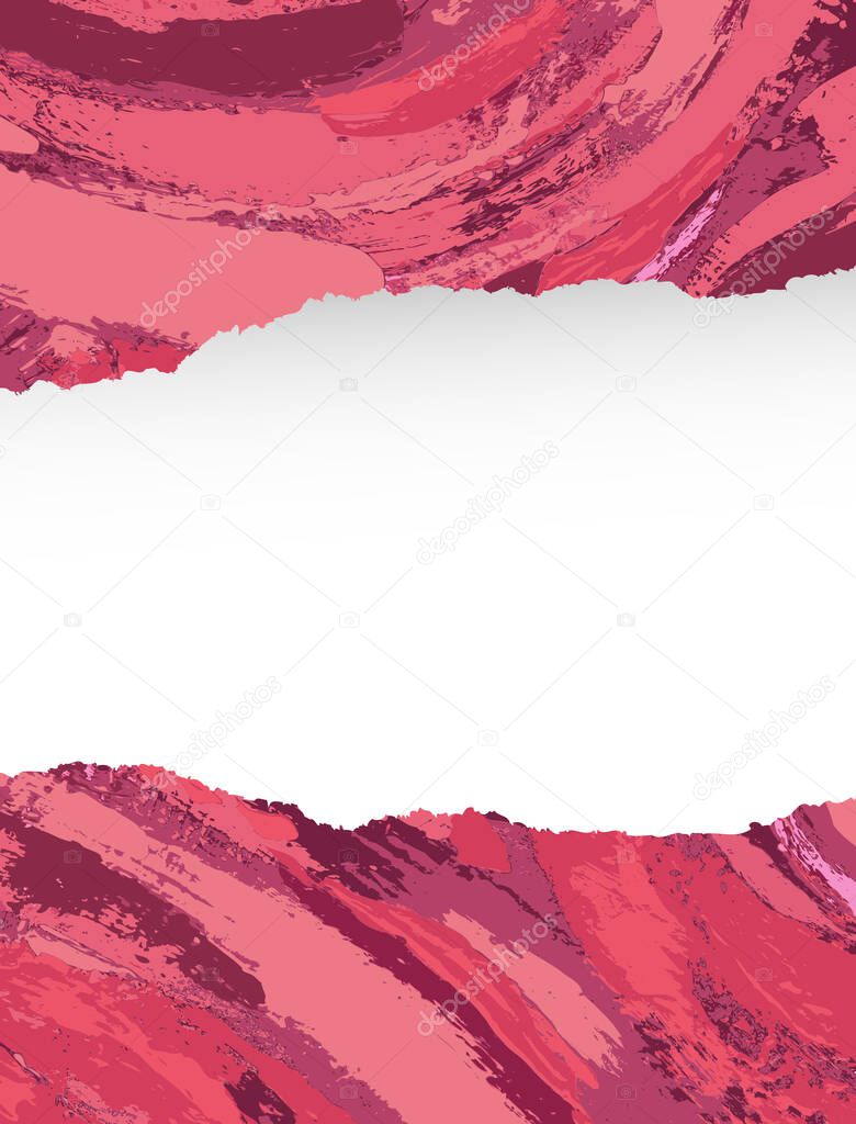 Vector abstract painted background template or poster design