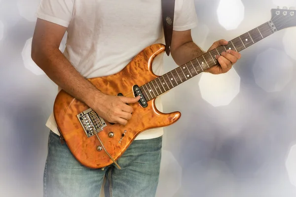 E Guitarra — Fotografia de Stock