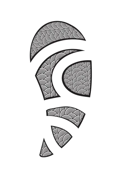 Maory 样式的纹身 — 图库矢量图片