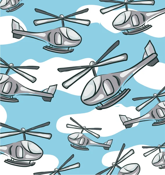 Legrační vrtulníky — Stockový vektor
