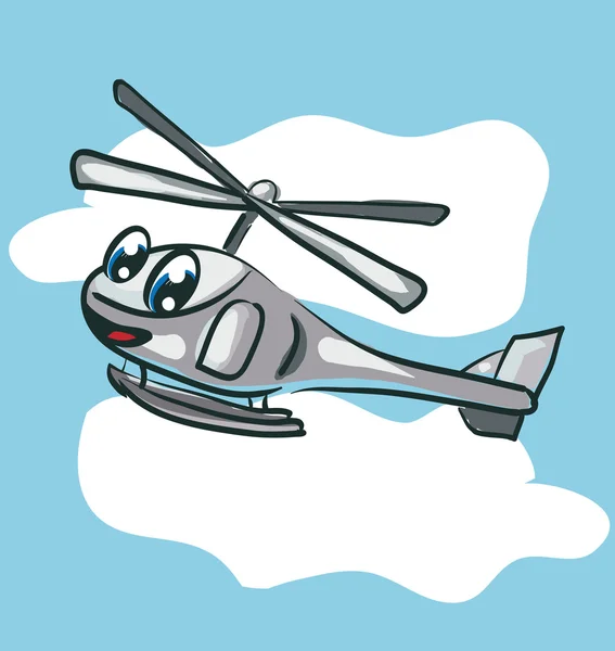 Rolig helikopter — Stock vektor