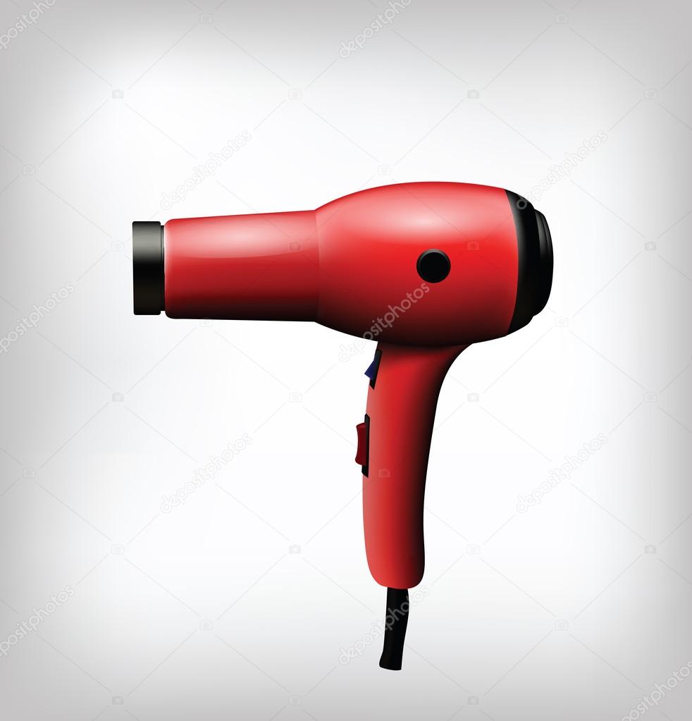 Red Blow Dryer