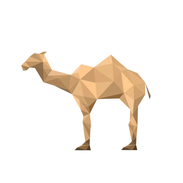 Wielbłąd origami — Wektor stockowy