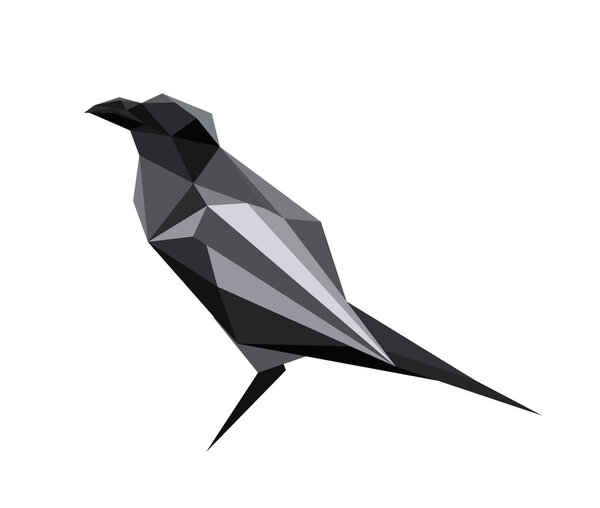 Origami Raven