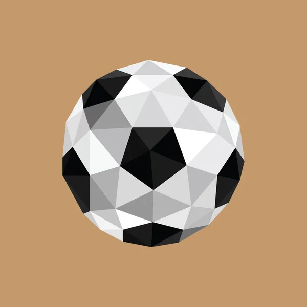 Origami boall de futebol —  Vetores de Stock