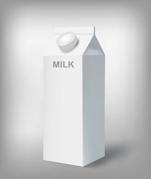 Dessin animé au lait — Image vectorielle