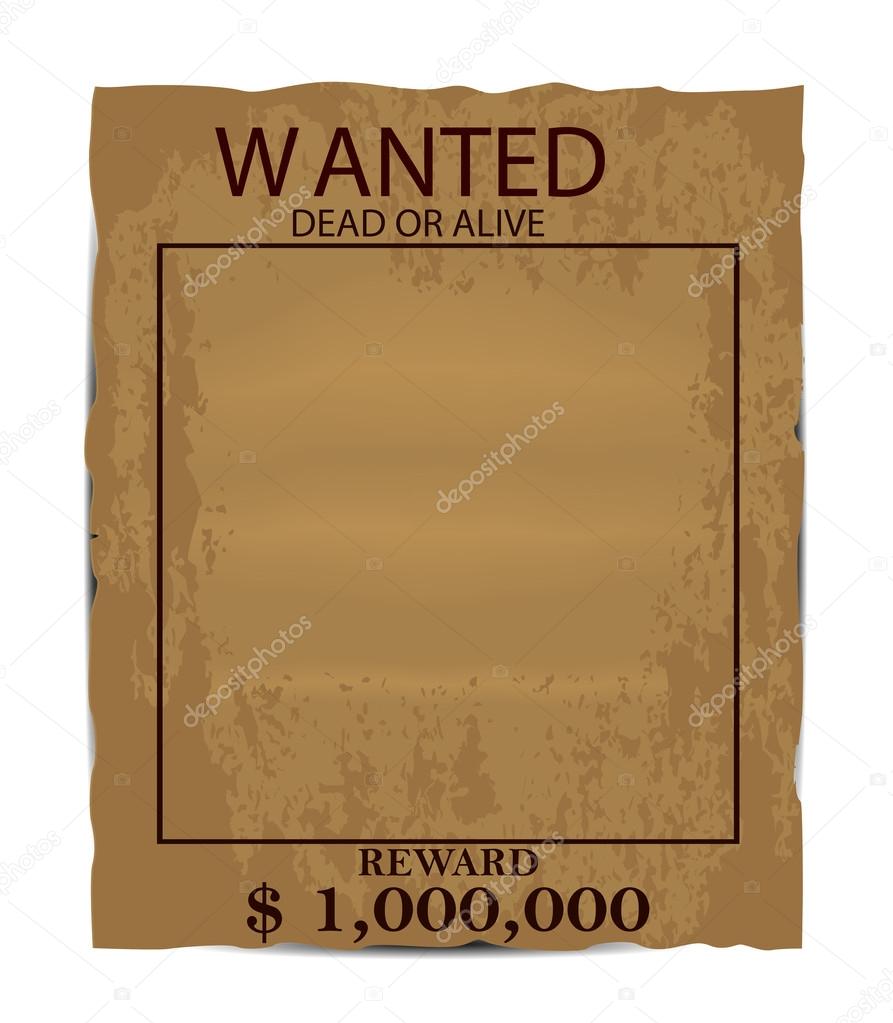 Old wanted poster