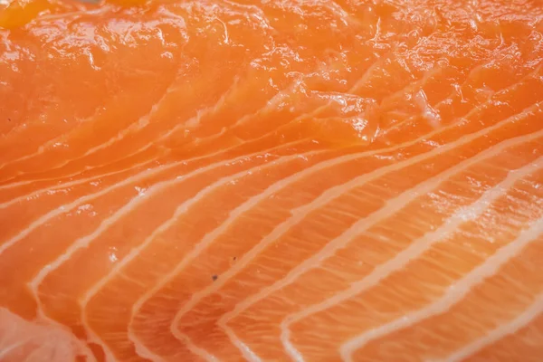 Raw Salmon Trout Fish Fillet Texture Closeup — Stock Photo, Image