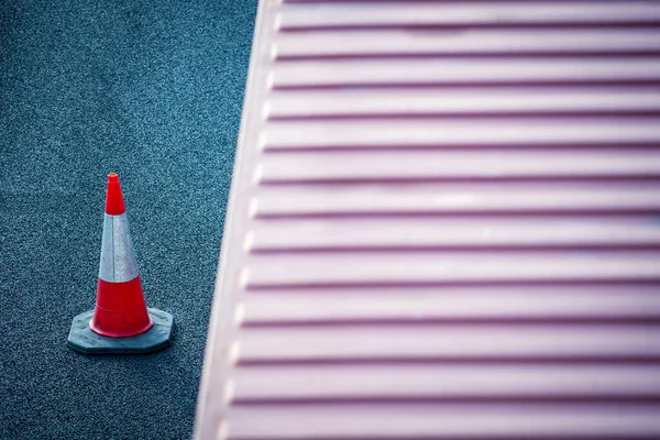 Coni Stradali Sull Autostrada Del Regno Unito Inghilterra — Foto Stock