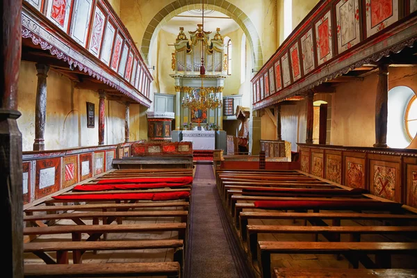 Viscri versterkte kerk — Stockfoto