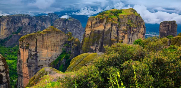 Erstaunliche Landschaft bei meteora — Stockfoto