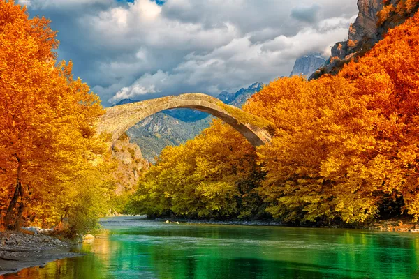 Puente de Konitsa — Foto de Stock