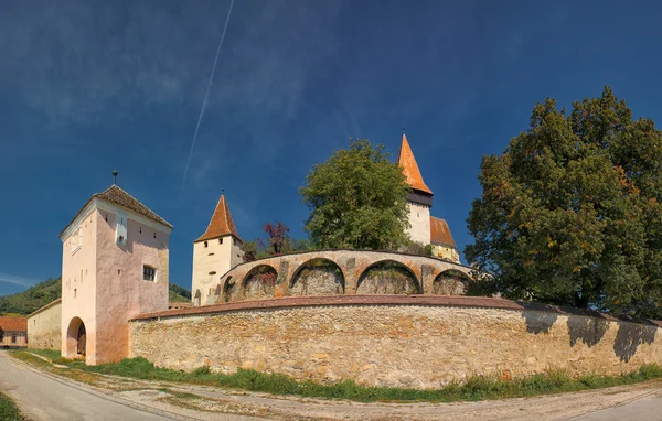 Iglesia fortificada de Biertan — Foto de Stock