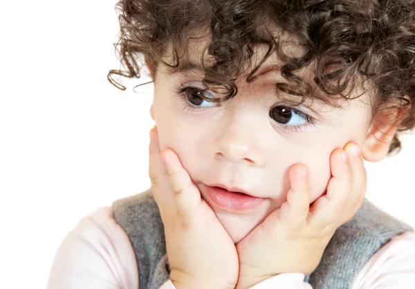 Retrato da menina bebê — Fotografia de Stock