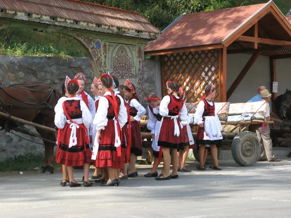 Tradycją w gminie harghita — Zdjęcie stockowe