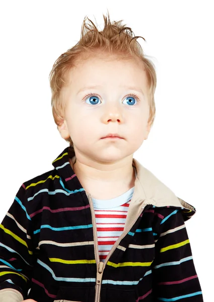 Ragazzo bambino serio — Foto Stock