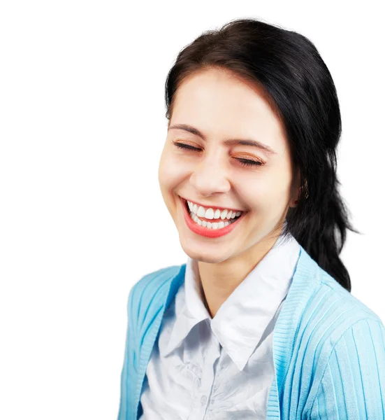 Mujer riendo — Foto de Stock