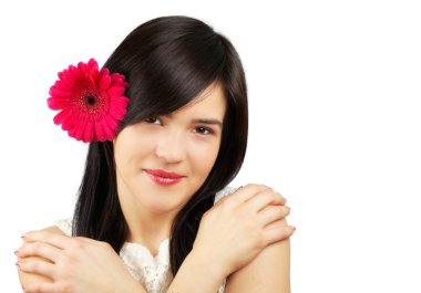 Güzel Asyalı kadın