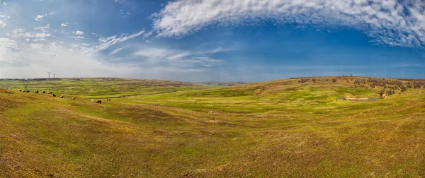 Romanian countryside landscape — Stock Photo, Image