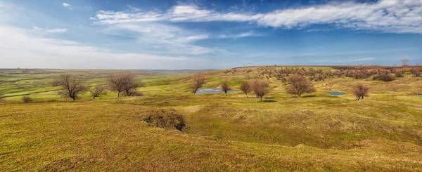 Rumuński wiejski krajobraz — Zdjęcie stockowe