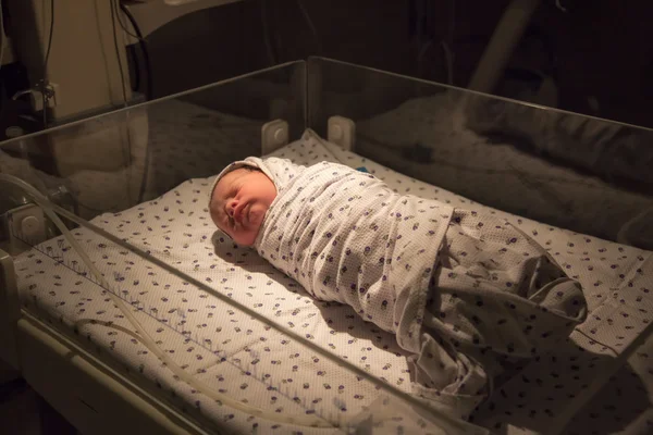 Pasgeboren baby op icu — Stockfoto
