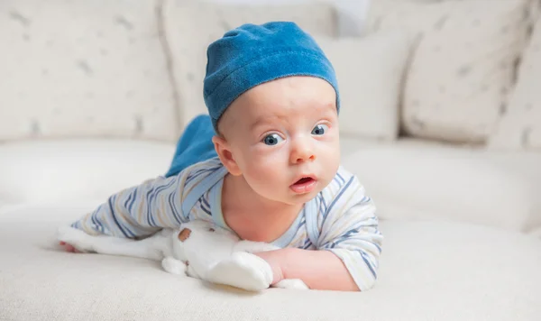 3 månader gammal baby pojke — Stockfoto