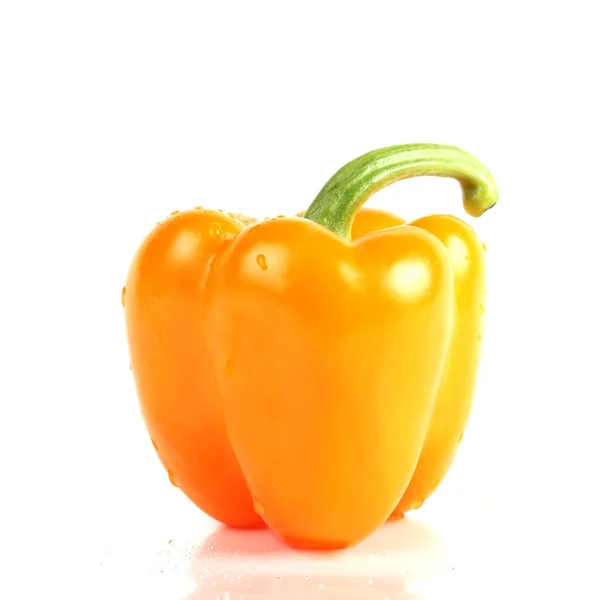 Closeup čerstvá žlutá paprika — Stock fotografie