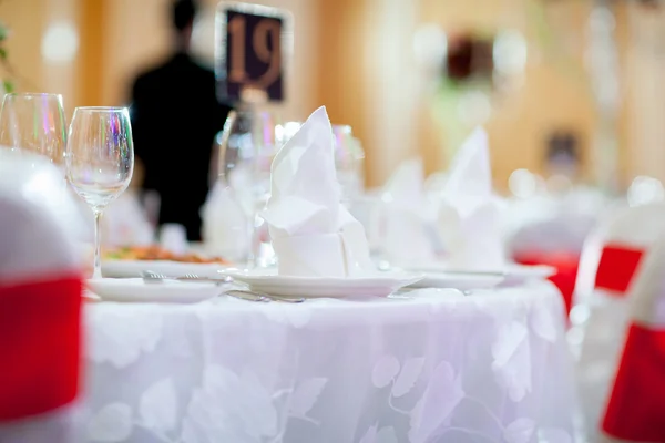 Served banquet table — Stock Photo, Image