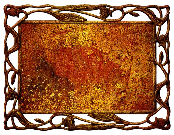 Frame of iron grunge — Stock Photo, Image