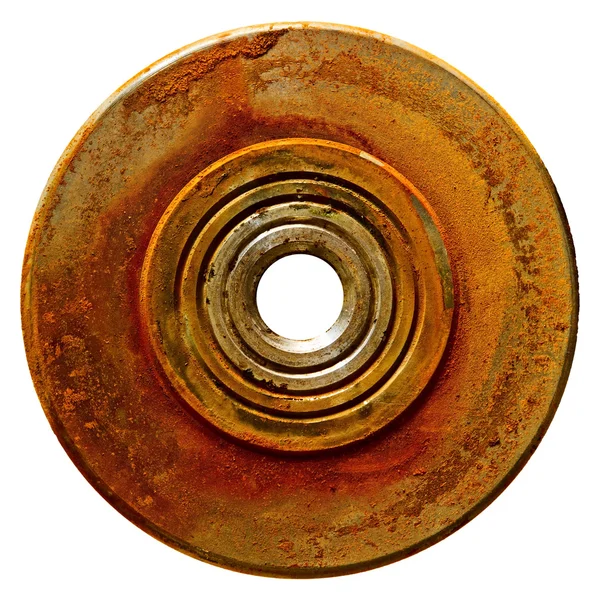 Element rusty on a white background — Stock Photo, Image