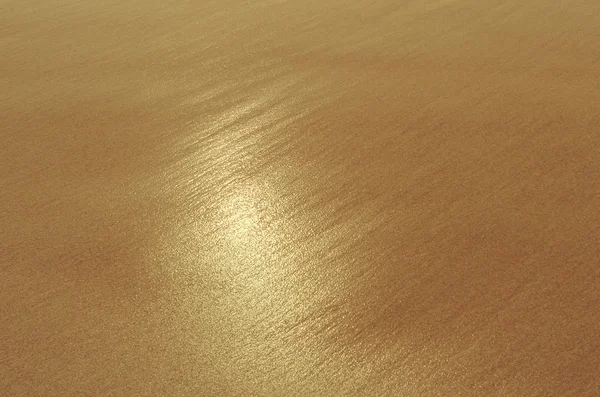 Våt sand iland havet — Stockfoto