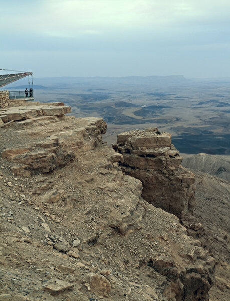 Mitzpe Ramon. Negev desert. Ramon Crater.