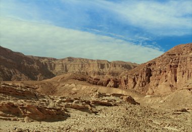 timna ulusal jeolojik park, İsrail.