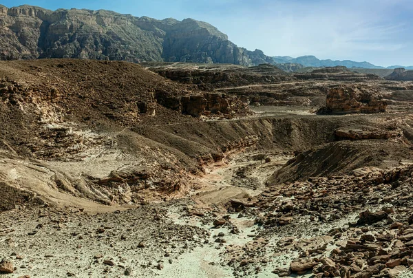 Eilat Yakınlarındaki Timna Parkı Antik Çağlardan Beri Bakır Madenciliği — Stok fotoğraf