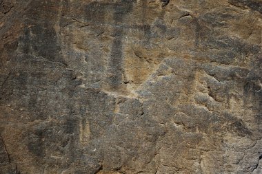 Timna Parkı 'ndaki taş duvar